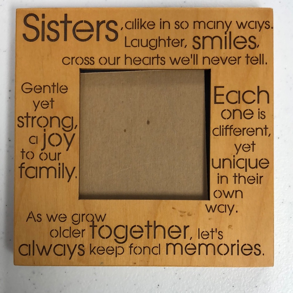Sisters Picture Frame